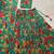 Women's Marble Floral Print Flared Lehenga Choli Set
