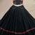 Premium Black Pure Cotton Mirror Work Lehenga with Kutchi Lace & Handmade Tassels