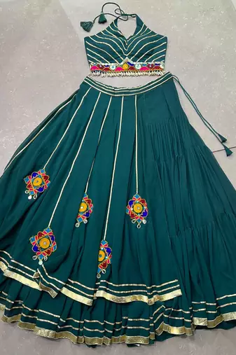 Navratri Special Gamthi Lehenga with Blouse
