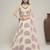 Off White Color Jacquar base Lehenga Choli with Dupatta & Belt