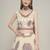 Off White Color Jacquar base Lehenga Choli with Dupatta & Belt