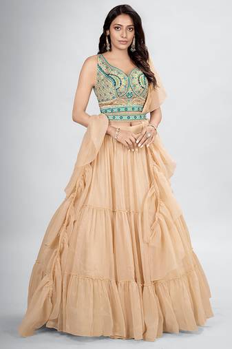 Rose Taupe Lehenga Choli