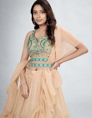 Rose Taupe Lehenga Choli 3