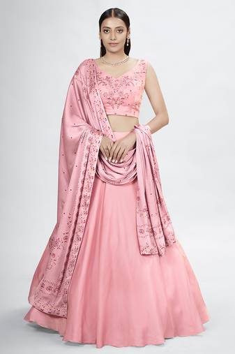 Lilac Lehenga Choli with dupatta