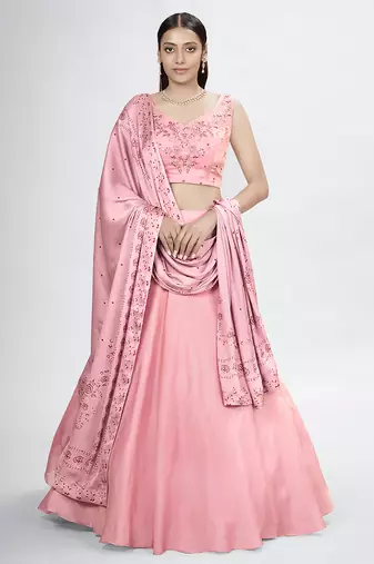 Lilac Lehenga Choli with dupatta