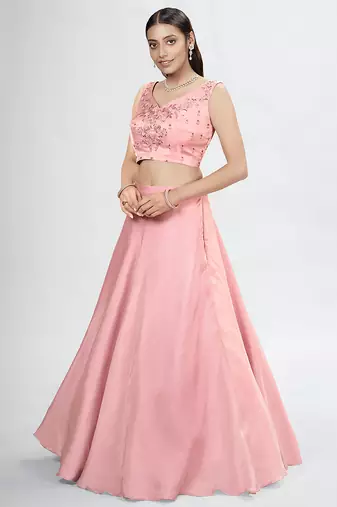 Lilac Lehenga Choli with dupatta