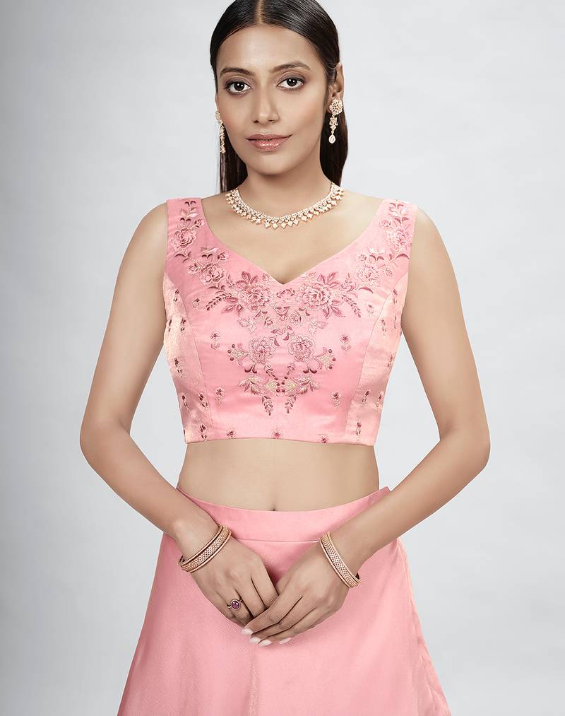 Lilac Lehenga Choli with dupatta