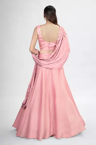 Lilac Lehenga Choli with dupatta