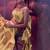  Beige Ruffle Embroidered Lehenga Choli