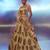  Beige Ruffle Embroidered Lehenga Choli