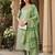 women's art silk fabric embroidered kurta set with dupatta