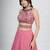 Pink Lehenga Choli with Dupatta and Belt