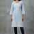 Light blue embroidered kurti