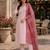women's art silk embroidered kurta set with dupatta