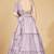  Lavender Ruffle Lehenga Choli Set