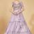  Lavender Ruffle Lehenga Choli Set
