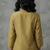 Olive green floral embroidered kurti