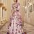 Graceful Pastel Lehenga with Handwork and Intricate Animal-Themed Prints