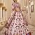 Graceful Pastel Lehenga with Handwork and Intricate Animal-Themed Prints