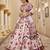 Graceful Pastel Lehenga with Handwork and Intricate Animal-Themed Prints