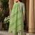 women's art silk fabric embroidered kurta set with dupatta