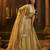 Elegant Olive Green Organza Embroidered Lehenga Choli with Art Silk Blouse