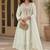 women's premium georgette embroidered kurta set with dupatta