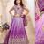 Kids blue lehenga choli with Dupatta embroidery work