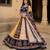 Navratri Ajarakh Print Rayon Semi Stitched Lehenga Choli & Unstitched Blouse With Dupatta