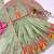 Kids mint green color lehenga choli with Dupatta embroidery work