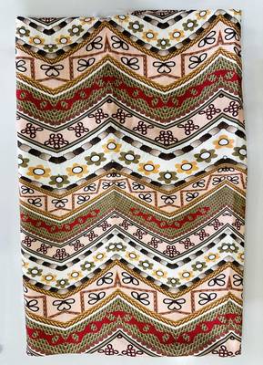 Navratri Ajrakh Print Rayon Lehenga Choli & Blouse With Dupatta 5
