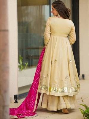 Women Gotta Patti Anarkali Kurta 3