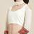 Orange & Off-White Mirror Work Pure Georgette Half and Half Bandhani Saree
