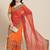 Embroidered Pure Georgette Half and Half Bandhani Saree