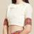 White & Orange Bandhani Kutchi Embroidery Pure Georgette Bandhani Saree