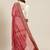 Pink & Off-White Bandhani Pure Georgette Half and Half Bandhani Saree