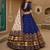 Navratri Ajrakh Print Rayon Lehenga Choli & Blouse With Dupatta
