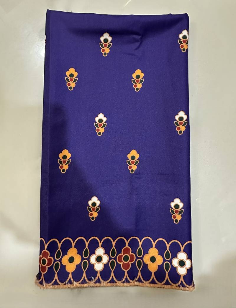 Navratri Ajrakh Print Rayon Lehenga Choli & Blouse With Dupatta