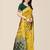 Yellow & Green Bandhani Zari Silk Cotton Bandhani Saree