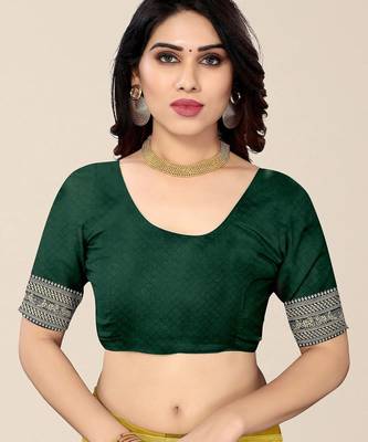 Yellow & Green Bandhani Zari Silk Cotton Bandhani Saree 5