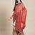 Embroidered Pure Georgette Half and Half Bandhani Saree
