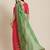 Embroidered Pure Georgette Half and Half Bandhani Saree