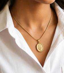 Flower Pendant Anti-Tarnish Chain