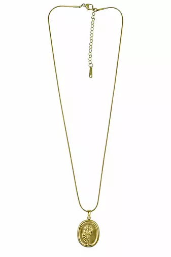 Flower Pendant Anti-Tarnish Chain