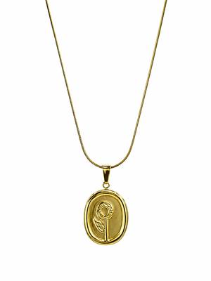 Flower Pendant Anti-Tarnish Chain 4