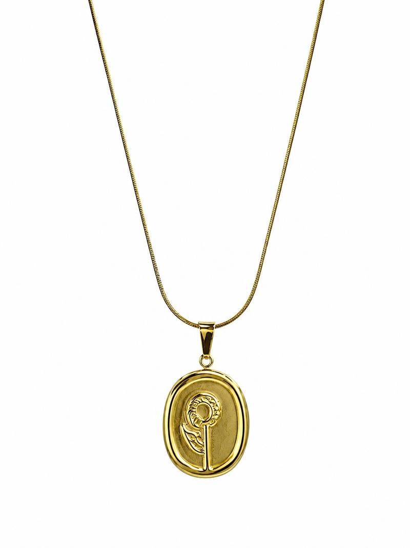 Flower Pendant Anti-Tarnish Chain