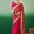 Bandhani Sequinned Pure Chiffon Half and Half Bandhani Saree