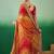 Bandhani Sequinned Pure Chiffon Half and Half Bandhani Saree