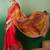 Bandhani Sequinned Pure Chiffon Half and Half Bandhani Saree