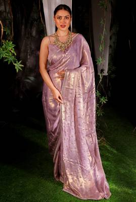 Chandani - purple Authentic Handloom 3